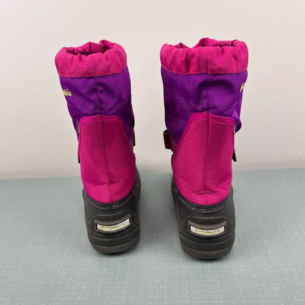 Columbia Children Powderbug Plus II Winter Snow Boots Haute Pink 3